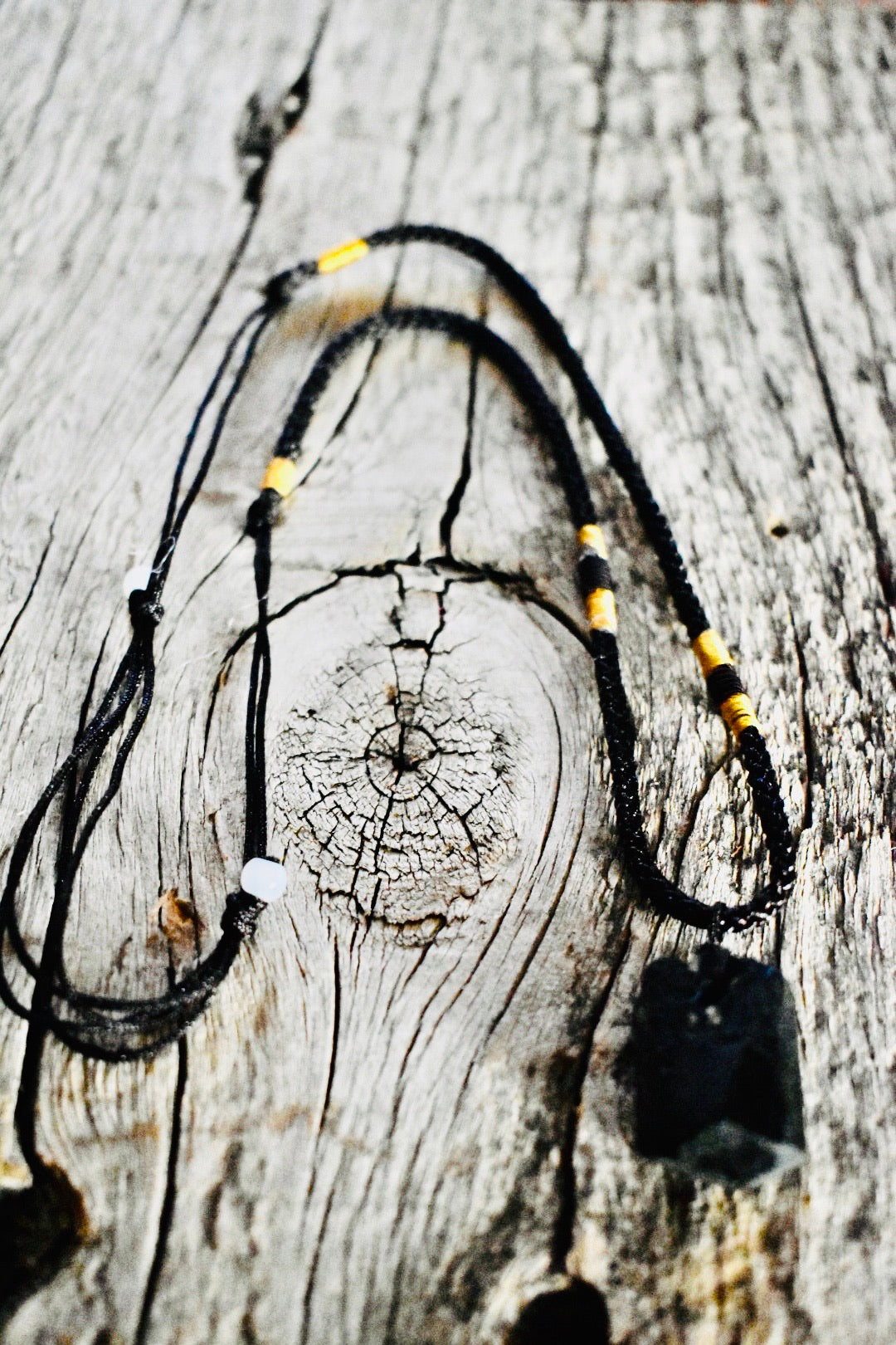 Black Tourmaline Necklace, Raw Black Tourmaline