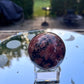 Stunning Rhodonite Sphere