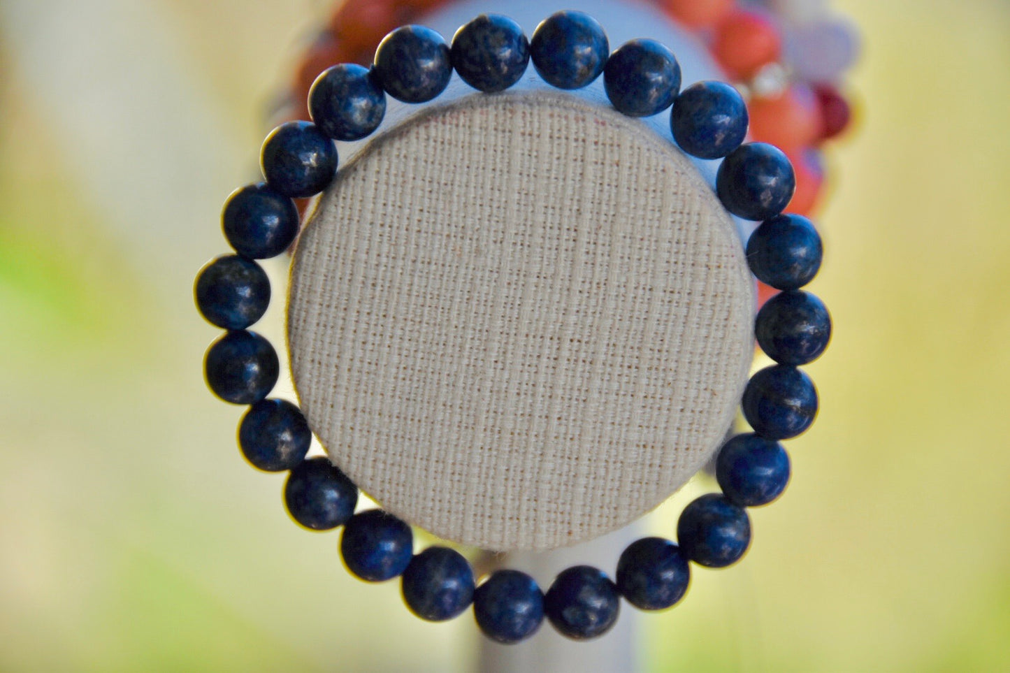Lapis Lazuli Elastic Bracelet (Serenity • Awareness •Deepens Your Meditation)