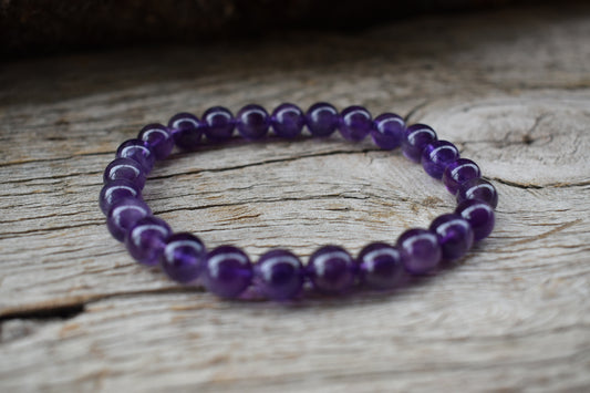 AAA Amethyst 8mm Bracelet