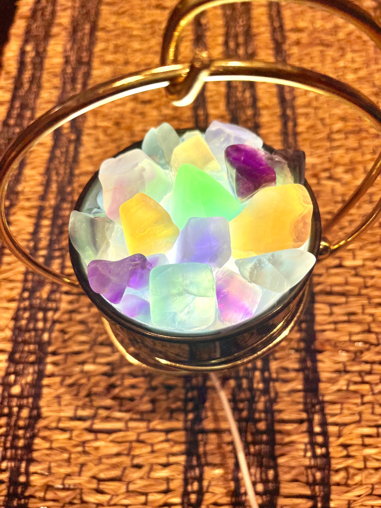 Unique Fluorite Lamp