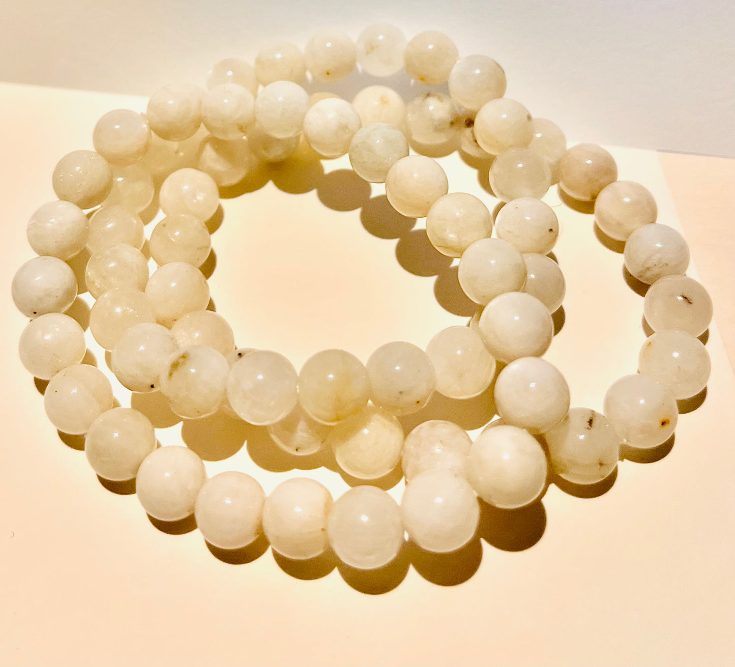 Natural Moonstones 8mm Bracelet