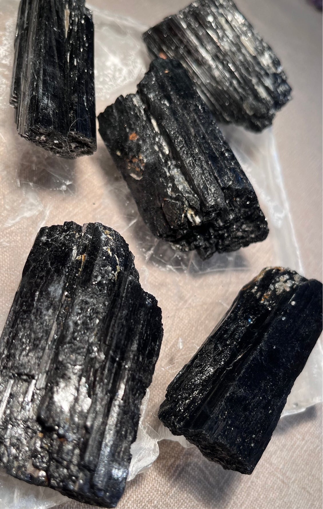 Raw Black Tourmaline Stone / Protection