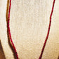 Natural Garnet Beaded Necklace