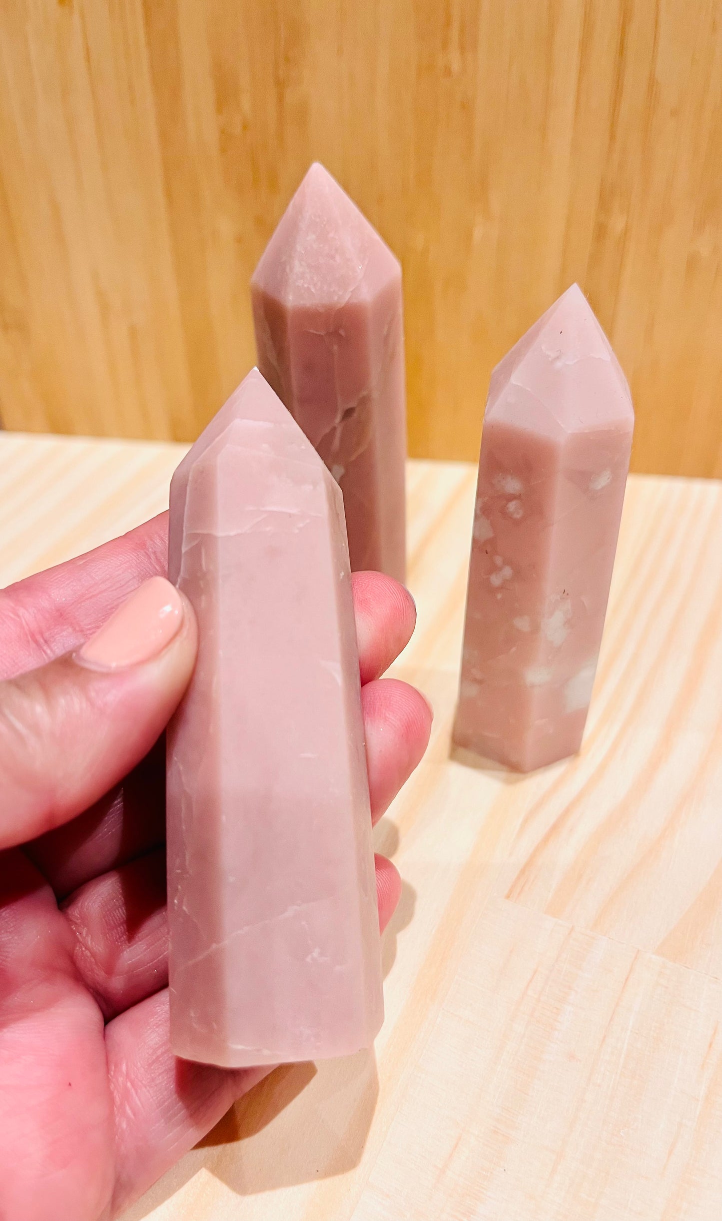 Unique Pink Opal Generator Towers