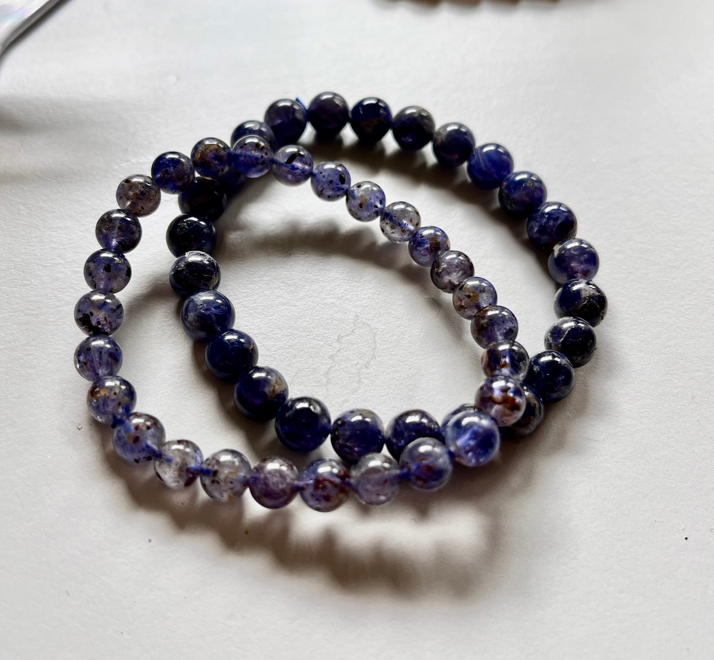 Iolite crystals Bracelet 8mm