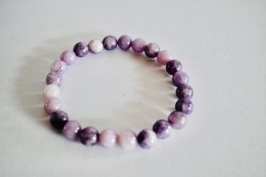 Lilac Lepidolite 8mm Bracelet