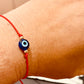 Red and black string Evil Eye protection adjustable Bracelets