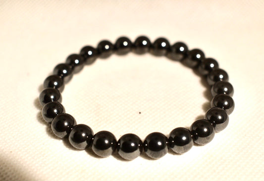 Unisex Hematite 8mm Bracelet