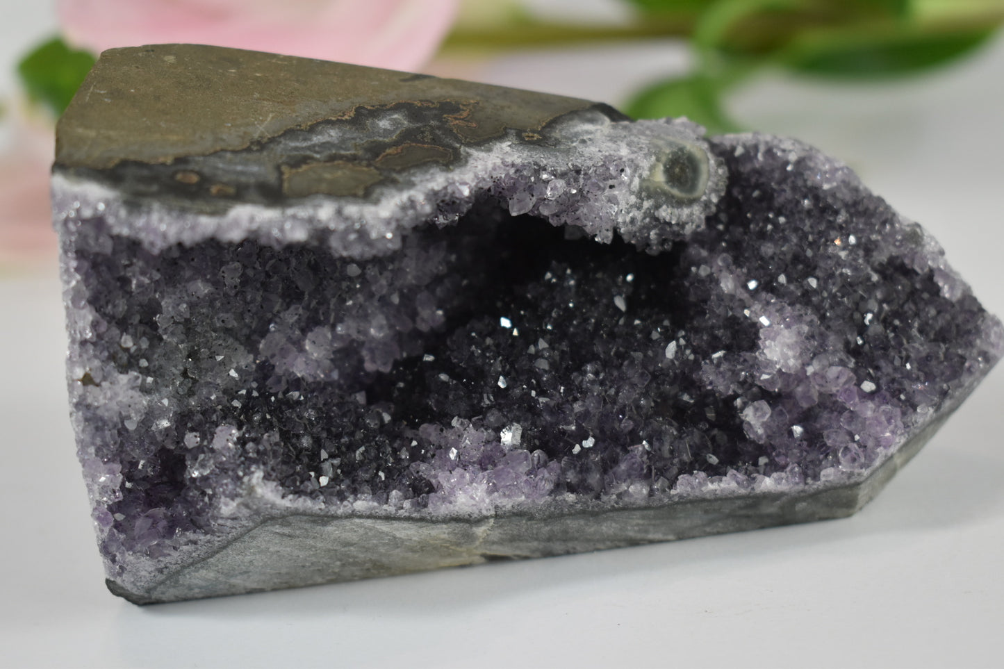 Amethyst Cluster Cave 640g - Protection. Intuition. Healing.