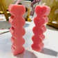 Love hearts Stand Candles