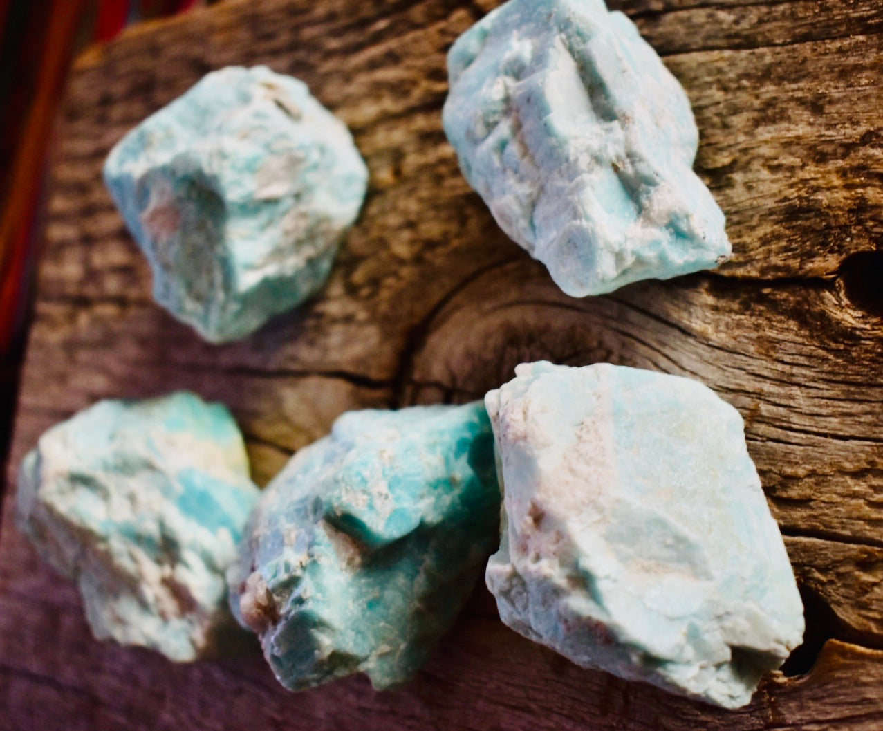 GREEN RAW NATURAL AMAZONITE  STONE