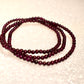 Natural Garnet Beaded Necklace