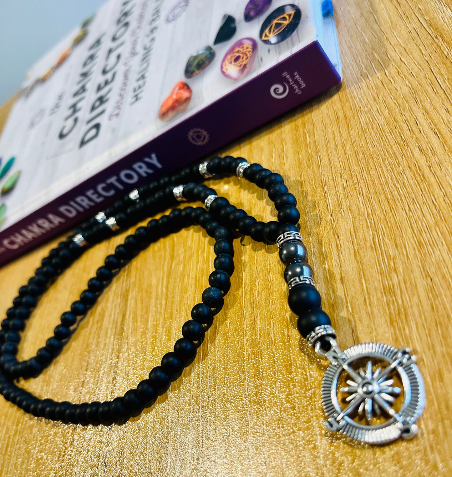 CLASSIC BEADED COMPASS NECKLACE